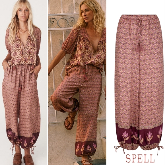 ISO SIZE SWAP SPELL Lovers Beach Jumpsuit BOHEME COLLECTION 24'/NEED XS HAVE SM - Picture 6 of 6